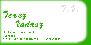 terez vadasz business card