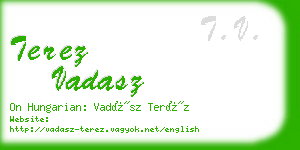 terez vadasz business card